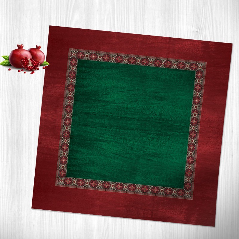 رومیزی مدل یلدا طرح سنتی کد TDy-901-D