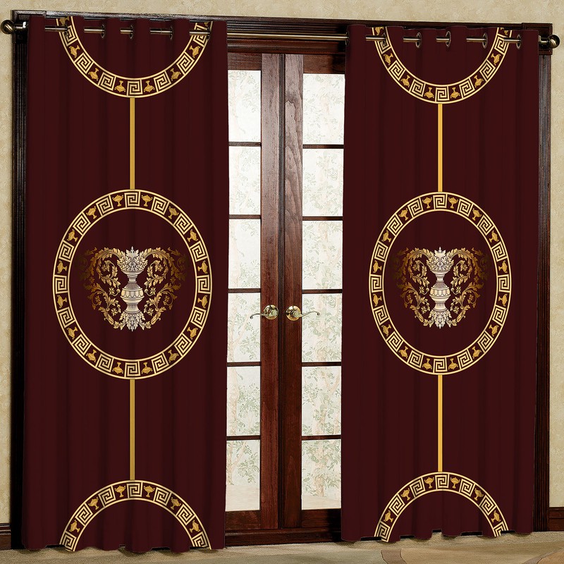 پرده مدل مخمل پانچی کد 4257 سایز 140x280 سانتی متر
