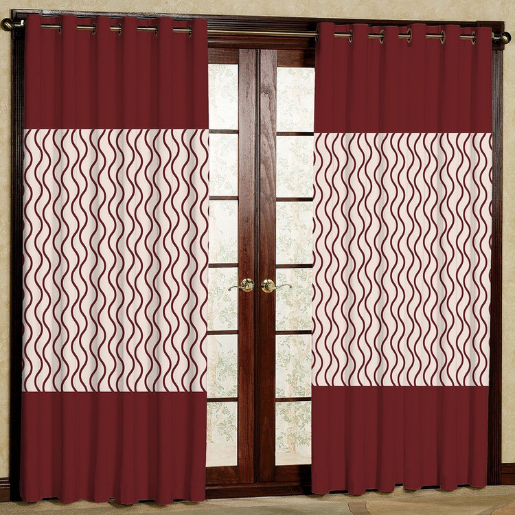 پرده مدل طرح دار مخمل پانچی کد 4244 سایز 140x200 سانتی متر