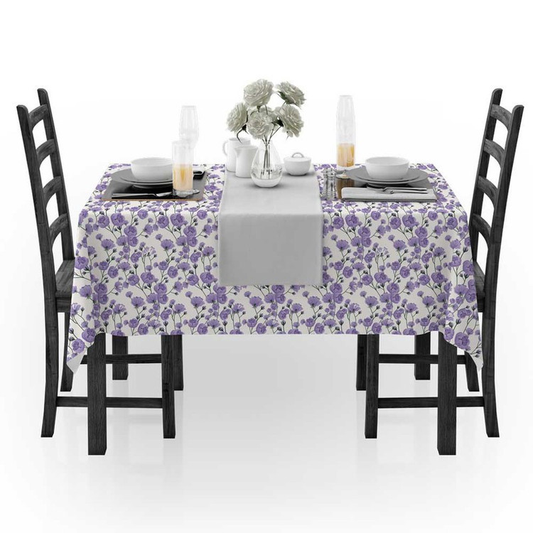 رومیزی طرح گلدار رونده کد F2RO1056