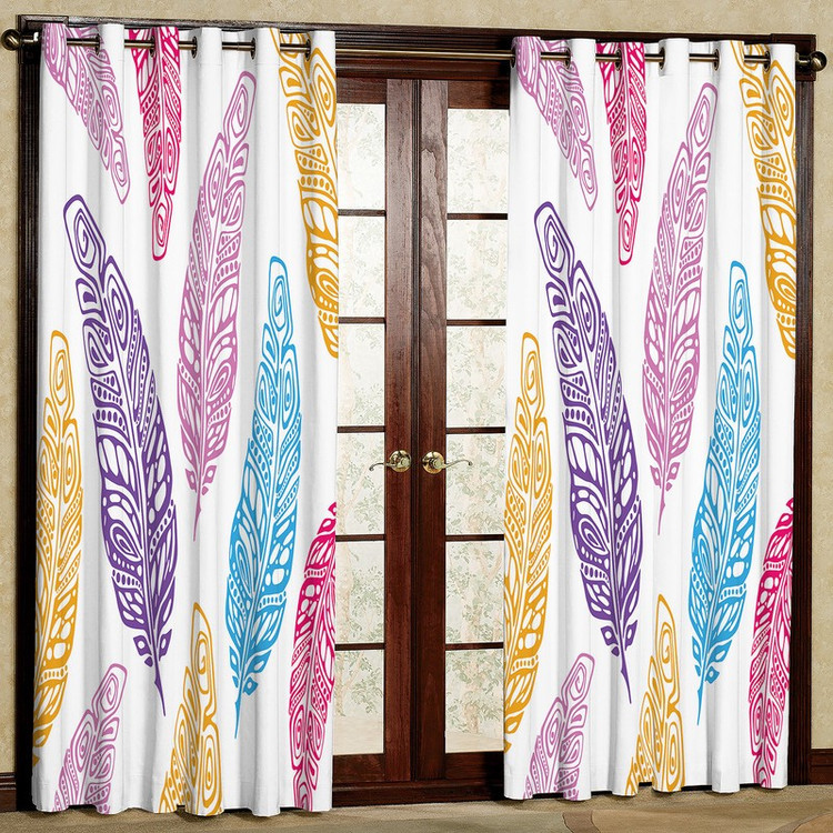 پرده مدل مخمل پانچی کد 2072T2 سایز 200x140 سانتی متر