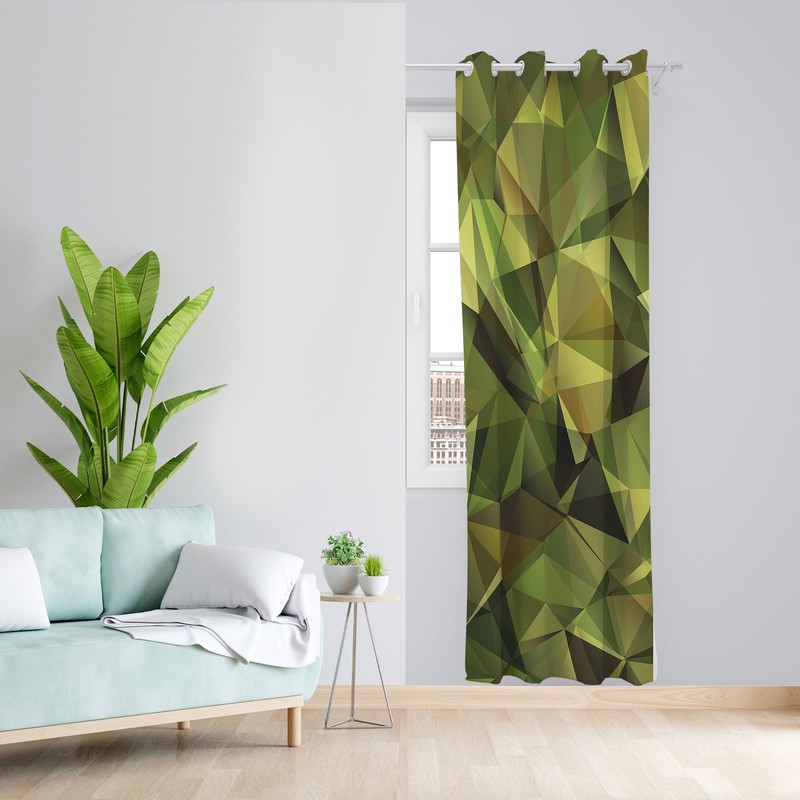 پرده طرح سه بعدی مدل مخمل پانچی کد 2608 z سایز 140x200 سانتی متر