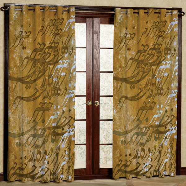 پرده مدل مخمل پانچی کد 6748 سایز 280x140سانتی متر