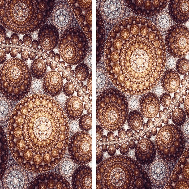 پرده مدل پانچی طرح سه بعدی سایز 280x145 سانتی متر