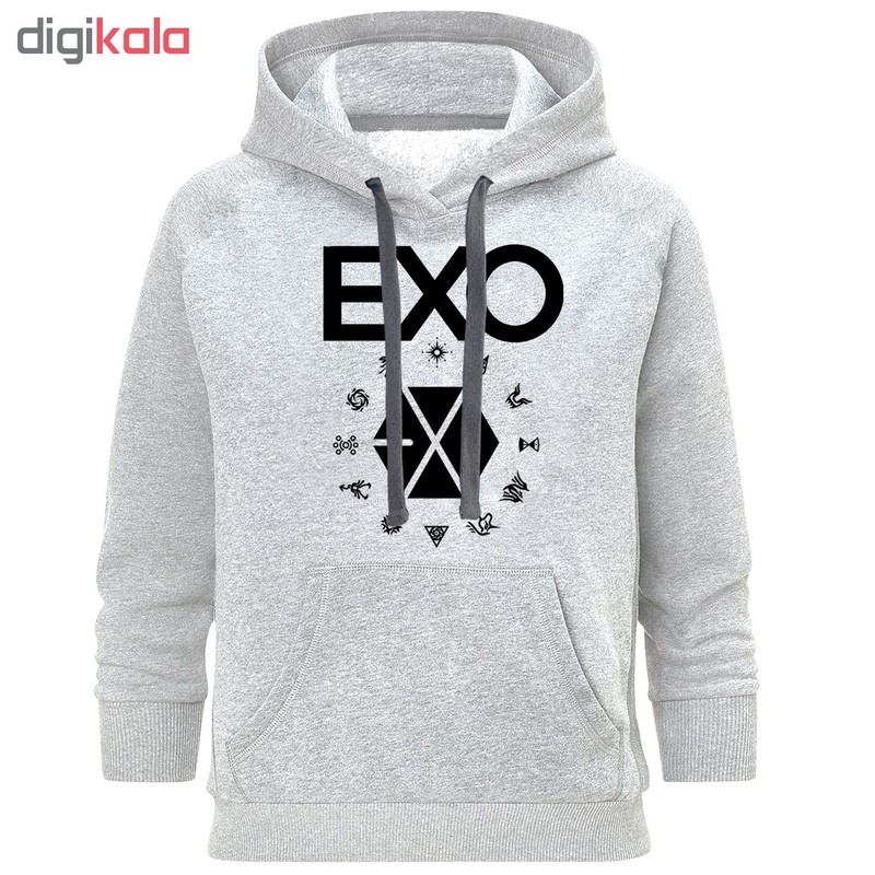 هودی مردانه طرح EXO کد S429